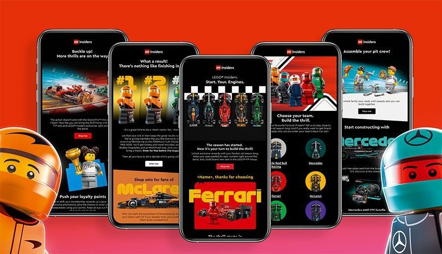 Data Powered Pit Stop - VCCP and LEGO