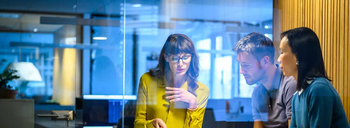 People in a meeting room