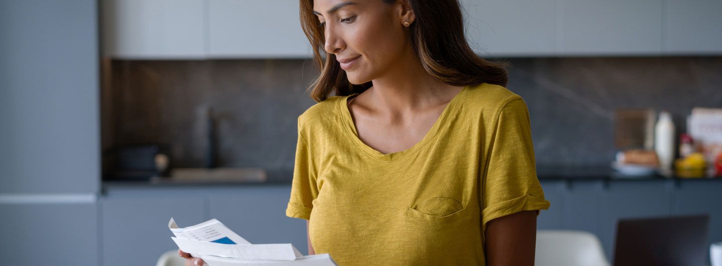 Women opening letter