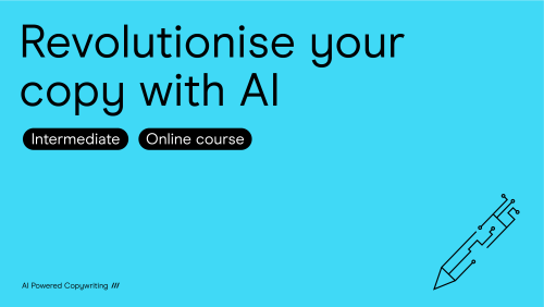 AI copywriting course
